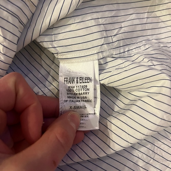 FRANK & EILEEN Barry stripe button down - Picture 4 of 6